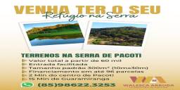 Título do anúncio: Lotes Financiado na Serra de Pacoti, 3 Minutos do Centro, Oportunidade! WA-1B3O