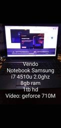 Título do anúncio: notebook i7 samsung 4 geraçao 