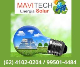 Título do anúncio: Energia solar fotovoltaica que pode reduzir até 95% da sua conta de energia.