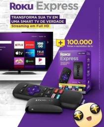Título do anúncio: Roku Express Full HD, Smart TV, com Controle Remoto