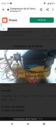 Título do anúncio: Compressor Ferrari + pinador