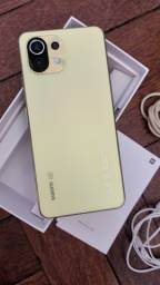 Título do anúncio: Xiaomi Mi 11 5g lite 128gb amarelo completo 
