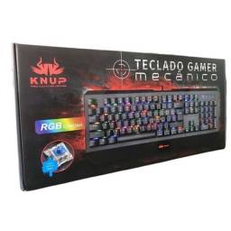 Título do anúncio: Teclado Gamer Mecânico switch blue  Knup KP-TM005