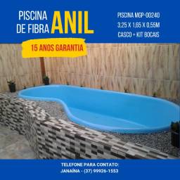 Título do anúncio: Ja - piscina infantil modelo feijão - fábrica Anil Piscinas