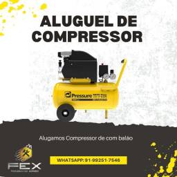 Título do anúncio: Aluguel Compressor de Ar com reservatório 8.2/24Lts Schulz