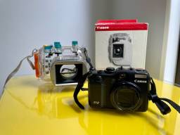 Título do anúncio: Vendo Câmera Canon Poweshot G12 + Caixa Entanque - wp-dc34