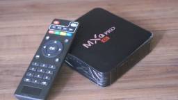 Título do anúncio: TV Box MXQ Pro 4K novo na caixa Transforme em SmarTV