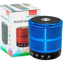 Título do anúncio: Mini Caixa De Som Portátil Ws-887 Bluetooth Usb Cartão - Loja Natan Abreu Serra