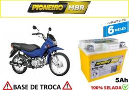 Título do anúncio: Bateria Pioneiro 5Ah Honda Pop 110cc Automotiva  