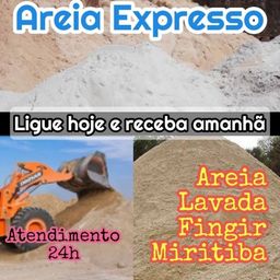 Título do anúncio: Areia Lavada Expressa