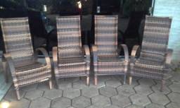 Título do anúncio: Cadeiras na Fibra Jardim Piscina Area Gourmet Sacada Varanda Residencia Sítio