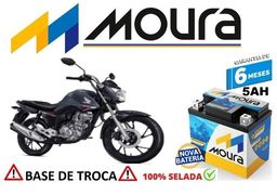 Título do anúncio: Bateria Moura 5Ah Honda Fan 2019
