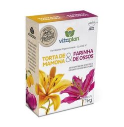 Título do anúncio: Fertilizante Torta De Mamona E Farinha De Ossos Vitaplan 1kg