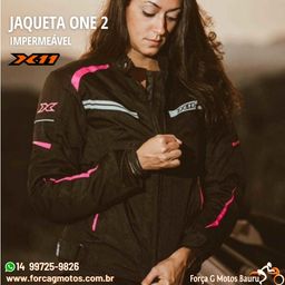 Título do anúncio: Jaqueta X11 One 2 com forro térmico em 10x sem huros na loja física