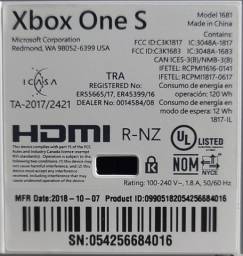 Título do anúncio: Xbox ONE S (novo) COM ou SEM controles (leia descrição)