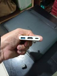 Título do anúncio: Adaptador USB C para HDMI, USB C e USB tipo A
