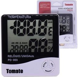 Título do anúncio: Relógio Digital Termo Higrômetro Tomate - Temperatura e Umidade - Coimbra Computadores