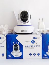 Título do anúncio: Câmera Ip Robô Visão Noturna Hd Wifi Sem Fio Gira 360º Áudio