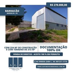 Título do anúncio: VENDA | Galpão/Barracão,  em Marialva