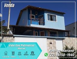Título do anúncio: Excelente casa para venda com 166m² com área gourmet no Vale das Palmeiras - Macaé - RJ