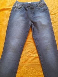 Título do anúncio: Calça jeans Feminina Escura - Tamanho 44 - Com elástico na cintura
