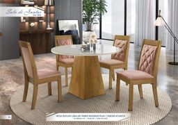 Título do anúncio: Mesa Sevilha 4 cadeiras redonda
