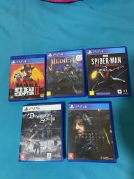 Título do anúncio: Jogos PS4 e PS5, Spider-Man Miles Morales, Demon Souls, Red dead redemption 2