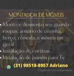 Título do anúncio: Montador de Móveis Ribeirão das Neves 