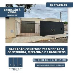 Título do anúncio: VENDA | Galpão/Barracão,  em Jardim Panorama, Sara
