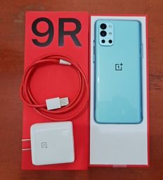 Título do anúncio: OnePlus 9R 8GB/128GB Azul (Lake Blue)