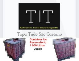 Título do anúncio: Container IBC Reservatório 1.000 Litros Usado Comercio Oficina Sitio Armazenamento