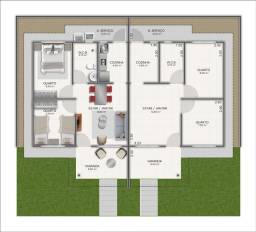 Título do anúncio: Casa de condomínio para venda com 48 metros quadrados com 2 quartos