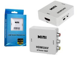 Título do anúncio: Mini Adaptador Conversor De Hdmi Para Video Composto 3rca Av