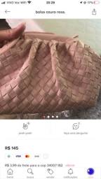 Título do anúncio: Bolsa couro legítimo rosa