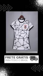 Título do anúncio: Camisa Corinthians Feminina Branca (Original) - Promoção