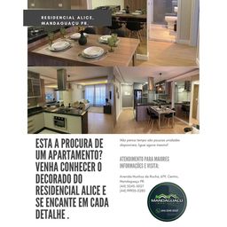 Título do anúncio: VENDA | Apartamento, com 2 quartos em CENTRO, Mand