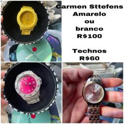 Título do anúncio: Relógios Carmen sttefens original e technos 