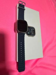 APPLE WATCH ULTRA + CELULAR 49MM TITÂNIO ALPINO LARANJA