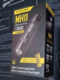 Título do anúncio: Lanterna Nitecore Mh11 + Bateria Recarregável 18650 