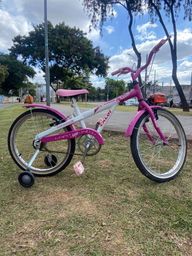 Título do anúncio: Bicicleta Caloi Rosa Nova