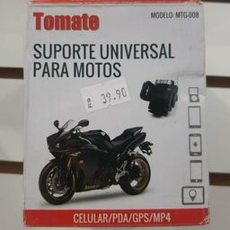 Suporte para acomodar celular na moto