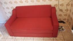 Título do anúncio: Vendo ou troco sofa cama bem conservado 