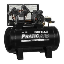 Compressor Schulz�10 P�s 100 Litros 127v (Novo)
