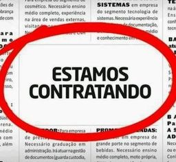 Vaga Passadeira - Urgente