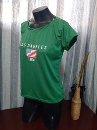 Título do anúncio: Blusa/Camiseta em Malha Verde NOVA - Tam. M
