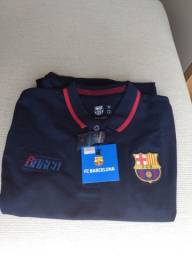 Título do anúncio: Camisa Polo Barcelona Original Tamanho P Comprada Camp Nou