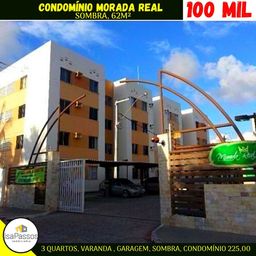 Título do anúncio: VENDO Apartamento (SOMBRA / 62m²) no Condomínio MORADA REAL (Rosa Elze)