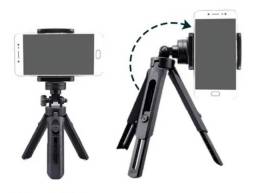 Título do anúncio: Mini Tripe Celular Camera Mesa Com Regulagem Altura TriPod