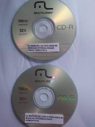 Título do anúncio: 2 CDs MP3 Musicas 80 Internacional 102 Hits Disco Discoteca e 89 Love Songs Românticas 