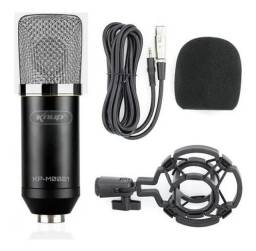 Título do anúncio: Microfone Condensador Unidirecional 20 Khz Knup - Kp-m0021